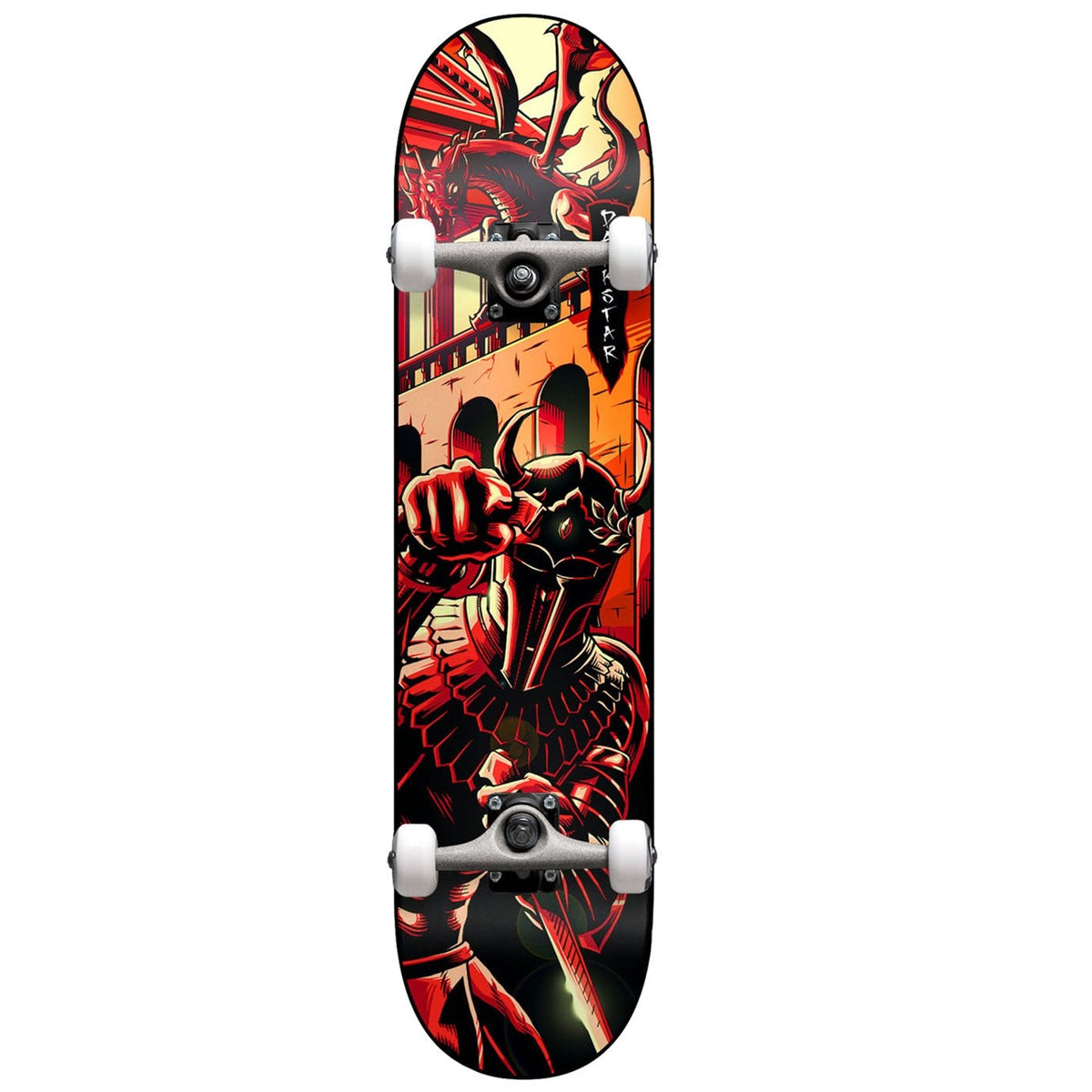 Darkstar Inception Dragon FP Skateboard Complete - 8.125″ Red
