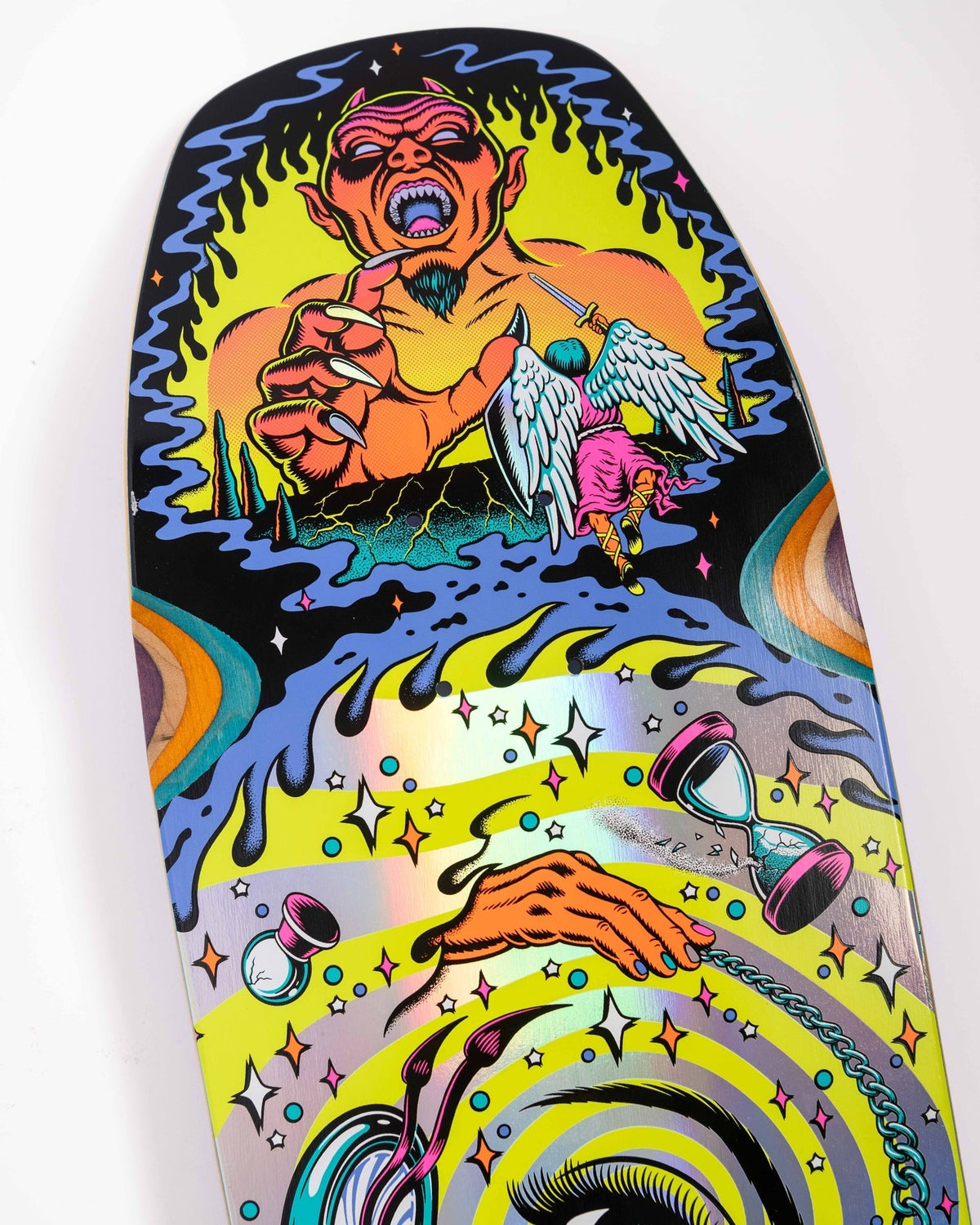 Santa Cruz 9.14in Fabiana Delfino Pinball Vision Deck