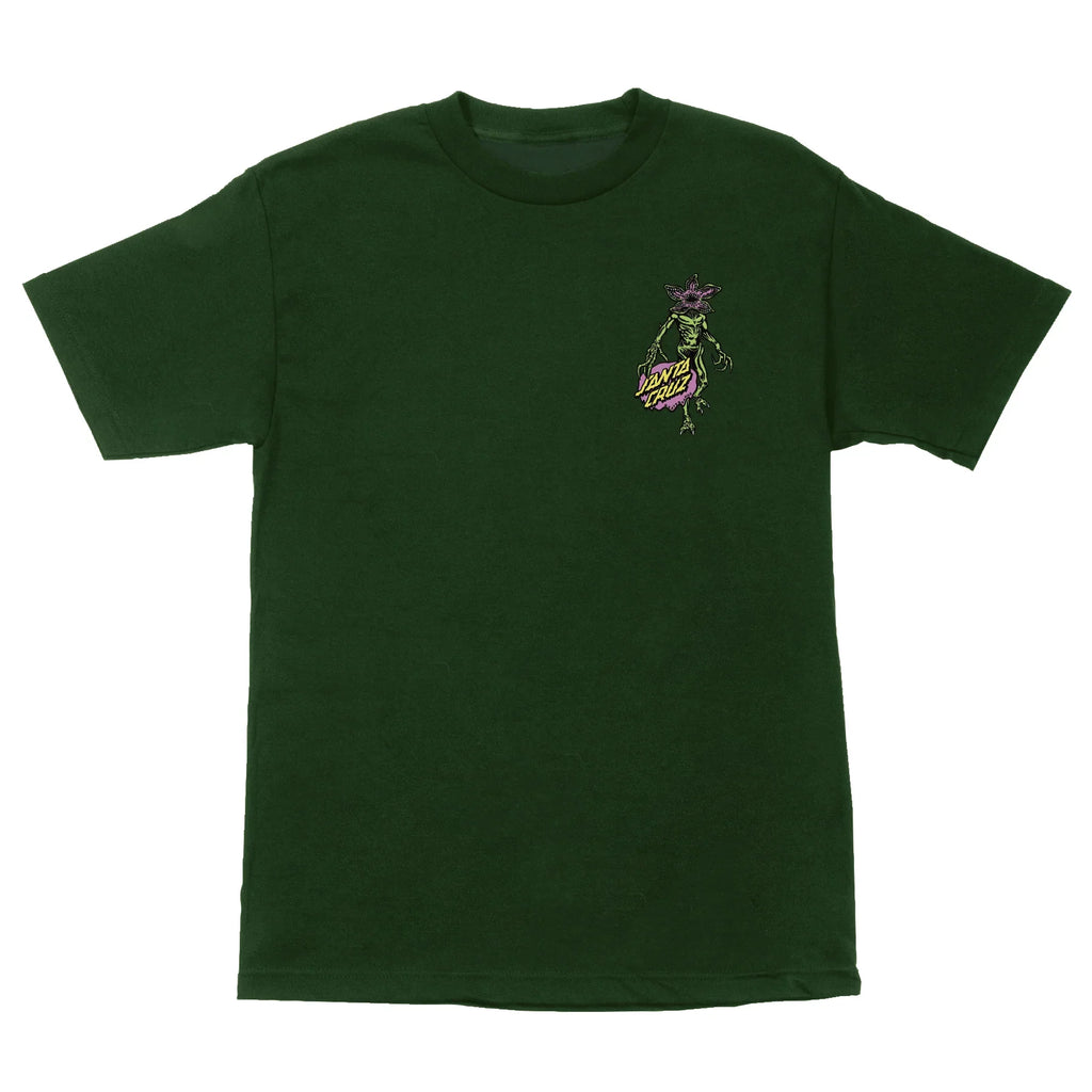 Santa Cruz x Stranger Things Demogorgon Dot T-Shirt - Forest