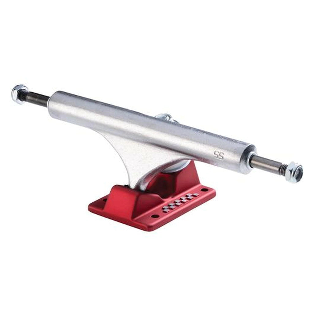 Ace Trucks 55 Classic High 6.375" - Polished/Red (Set of 2)