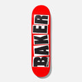 Baker Brand Logo Skateboard Deck - 8.75″ Red/White