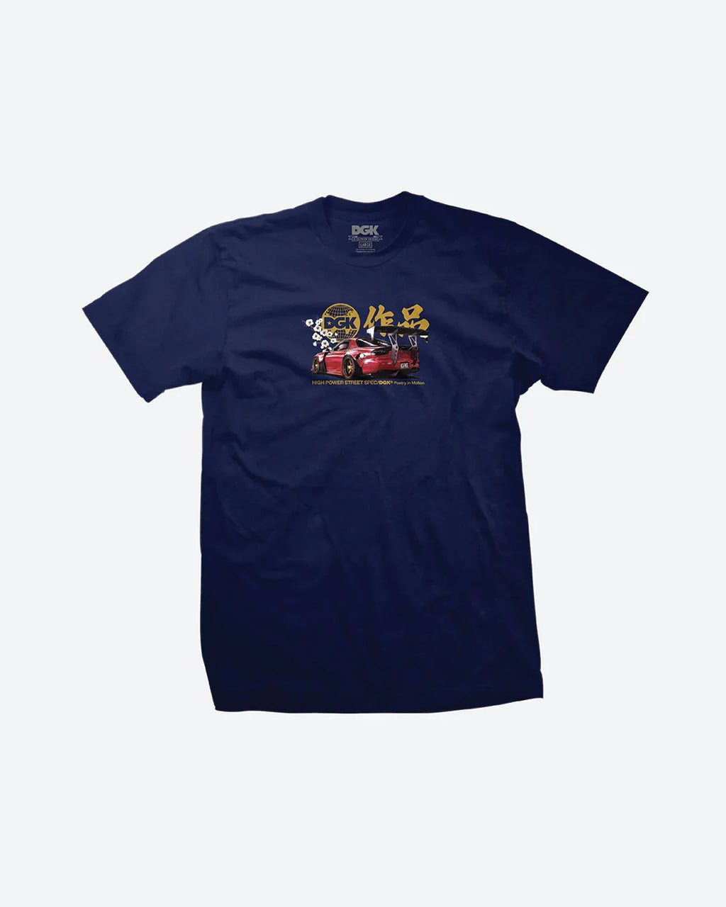 DGK Beauty And The Beast T-Shirt - Navy