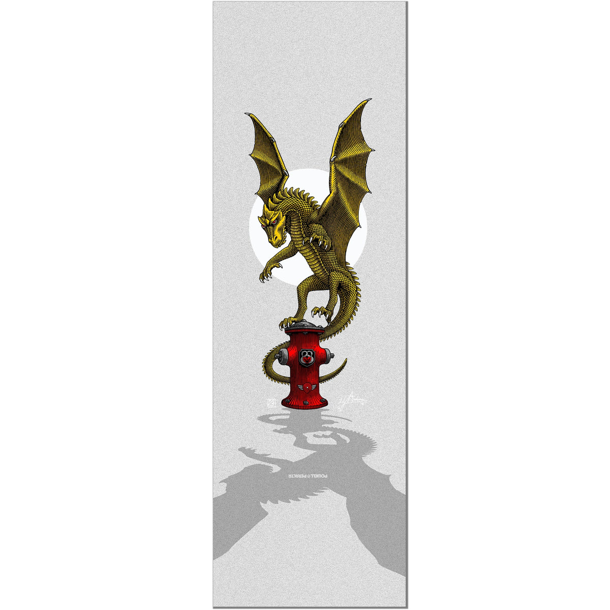Powell Peralta Anderson Hydrant Griptape - 10.5″x33″ Clear