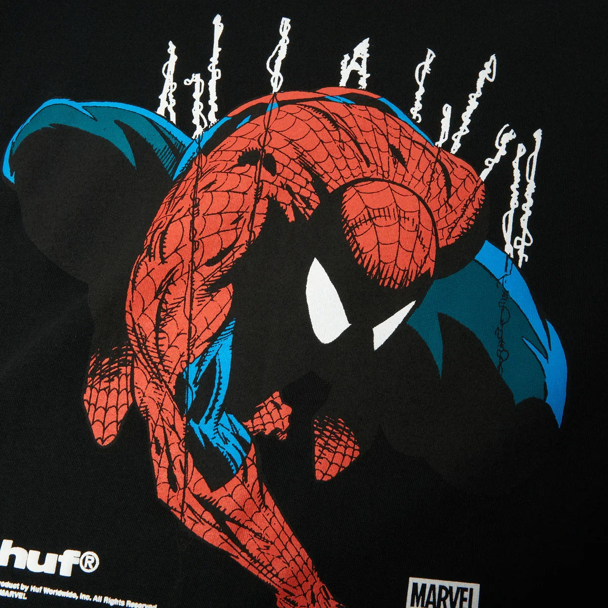HUF x Marvel Spider-Man Perceptions SS T-Shirt - Black