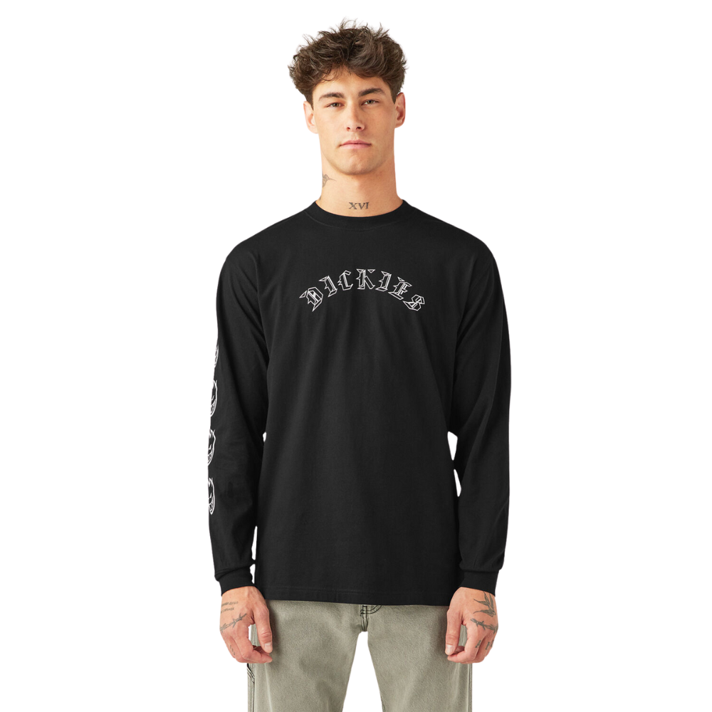 Dickies X Spitfire Knit Long Sleeve T-Shirt - Black