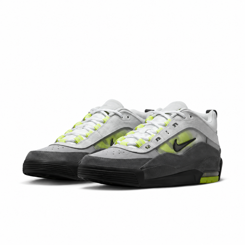 Nike SB Air Max Ishod shoes in Black, Neon Yellow, Anthracite and Light Graphite