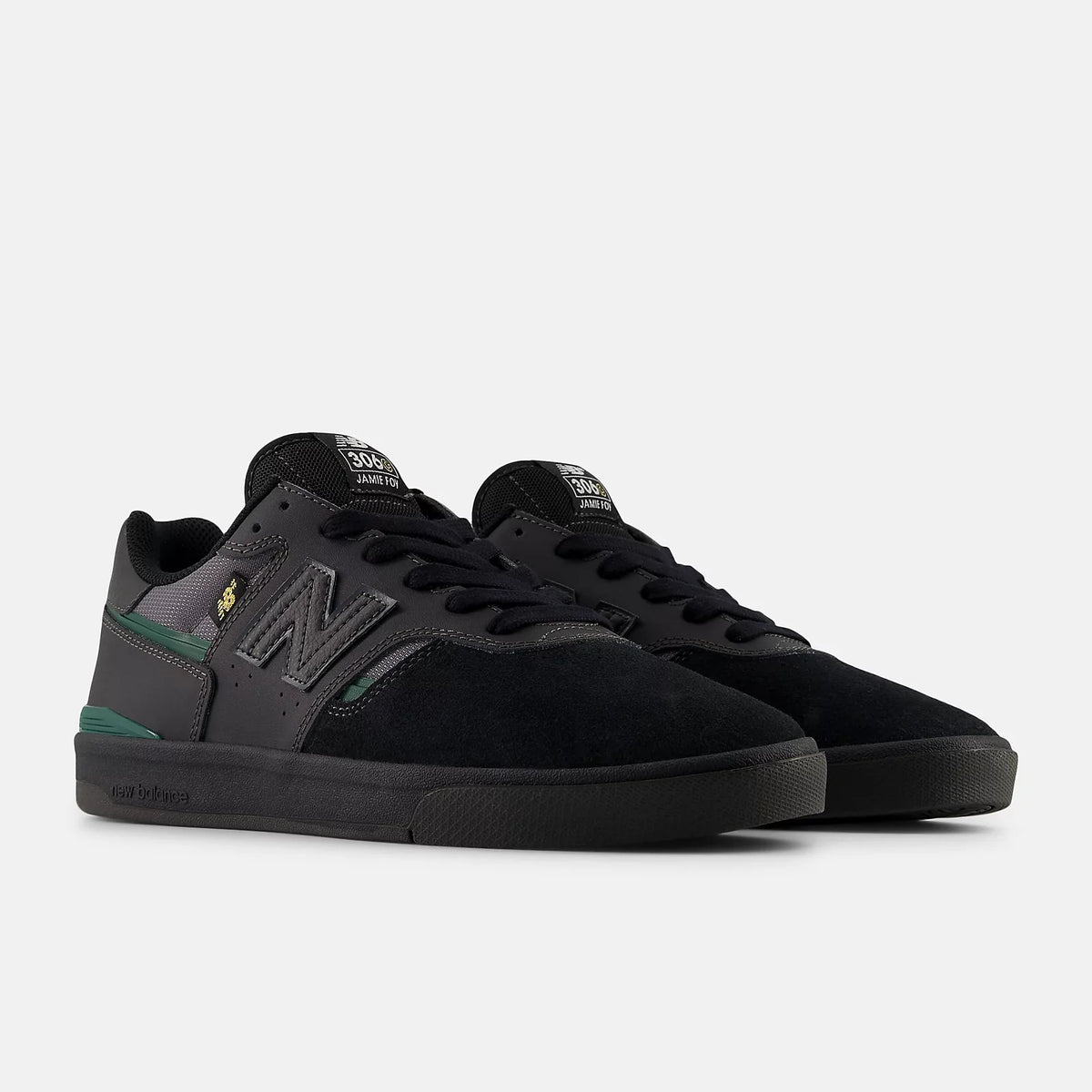 New Balance Shoes Numeric Jamie Foy 306 - Black/Nightwatch Green